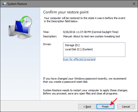 Error de actualización de Windows 0x8009001D