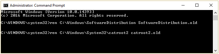 Error de actualización de Windows 10 0x8007042c