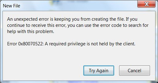 Reparar el error de actualización de Windows 0x80070522