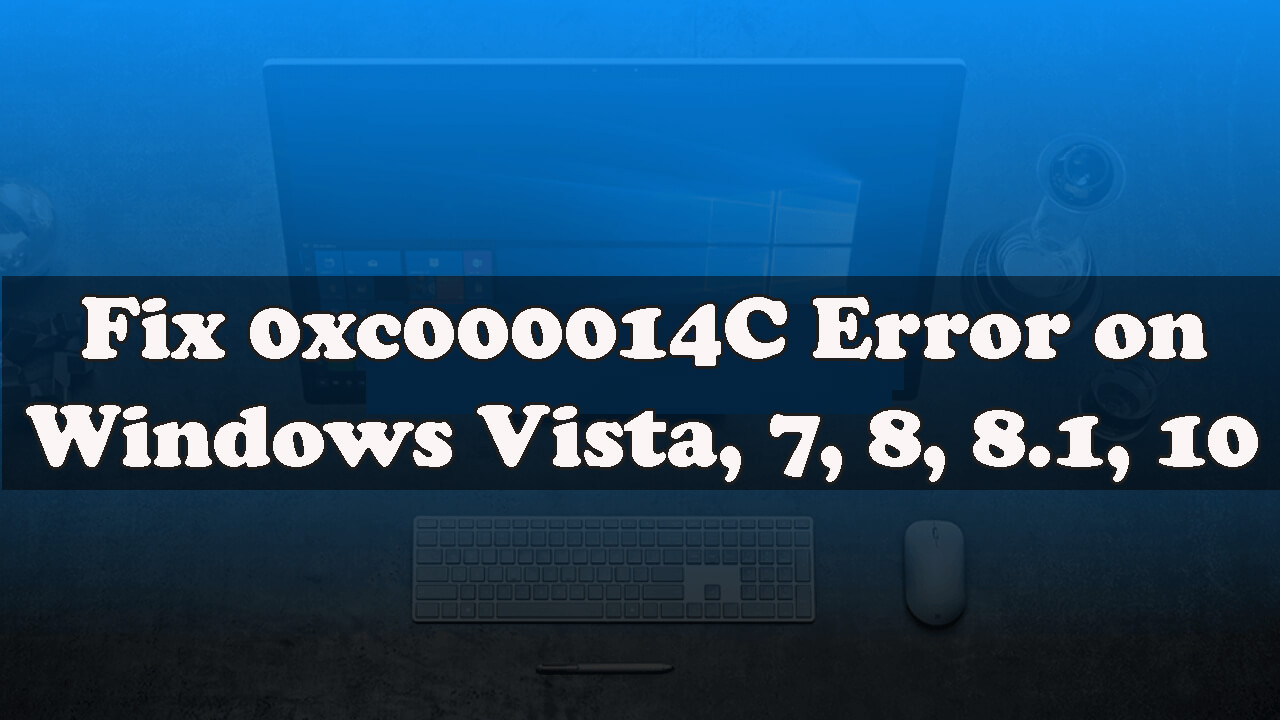 corregir el error 0xc000014C 