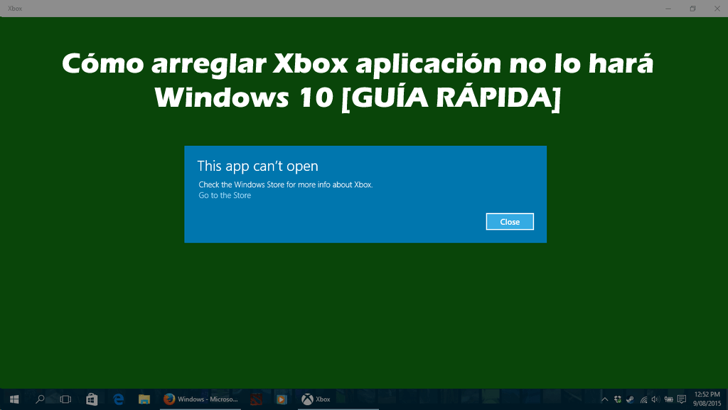 cómo abrir la aplicación Xbox en Windows 10