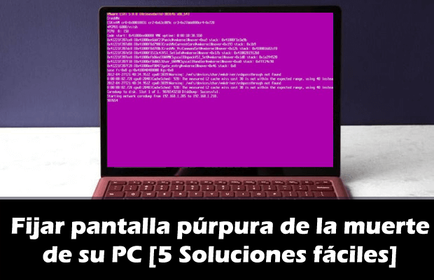 pantalla púrpura de la muerte Issue en PC