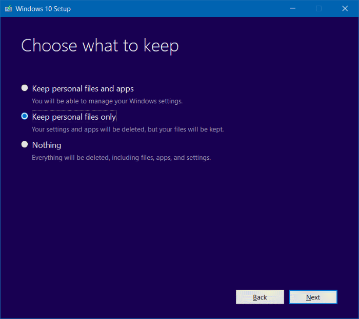 reinstalar Windows 10 sin perder archivos y aplicaciones