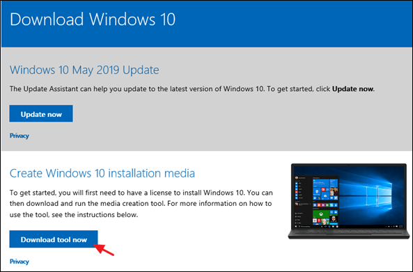 error de actualización de Windows 10 0xc190012e