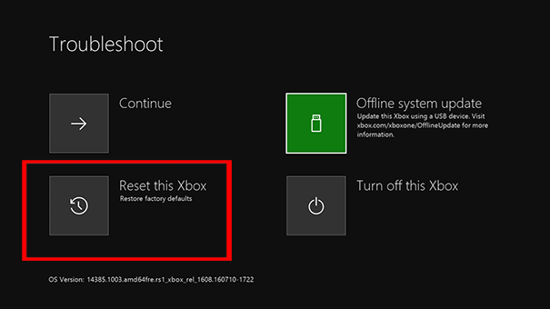 Error de Xbox One E200