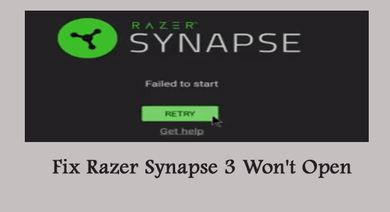 Razer Synapse 3 no abre el problema