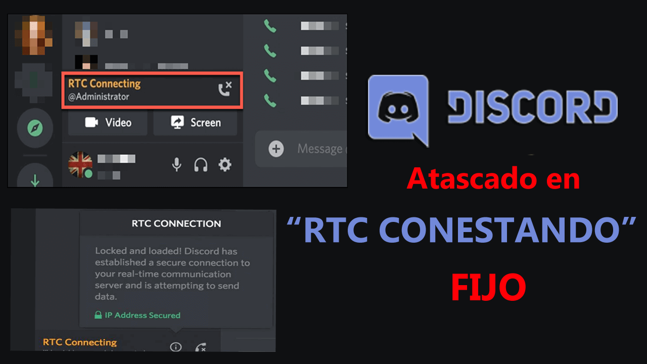 Discord atascado en el problema de RTC Conectando