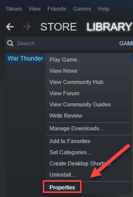 War Thunder sigue chocando en Windows 10