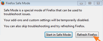 Error de Firefox XPCOM