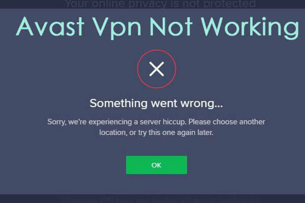 Avast SecureLine VPN no funciona en Windows 10