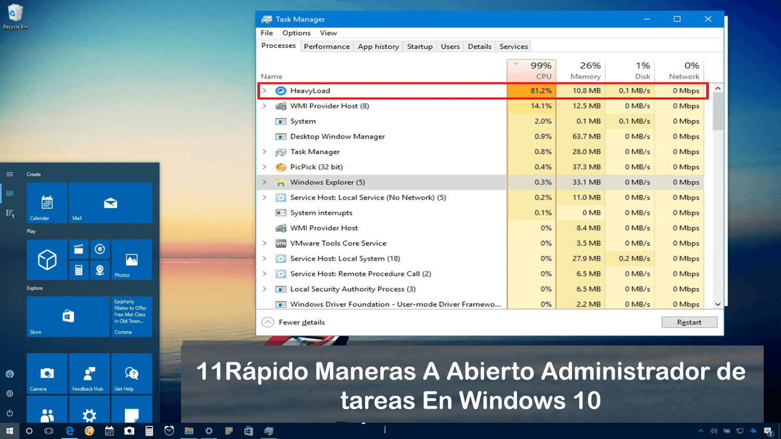 Windows Administrador de tareas