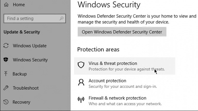 Seguridad de Windows