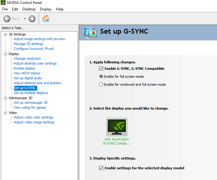 NVIDIA Adaptive-Sync (sincronización gratuita),