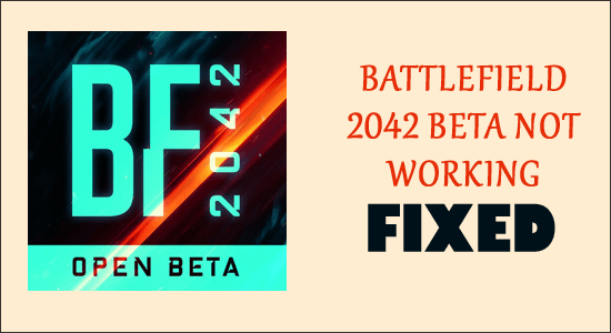 Battlefield 2042 beta no funciona