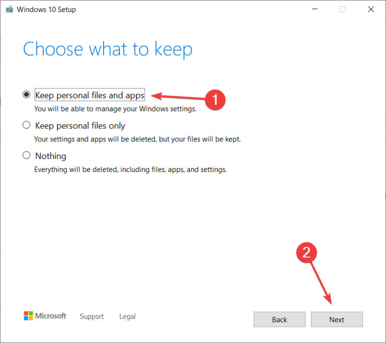 Error de actualización de Windows 0x80080005