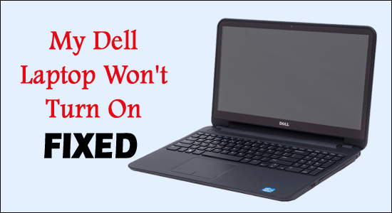 La computadora portátil Dell no se enciende