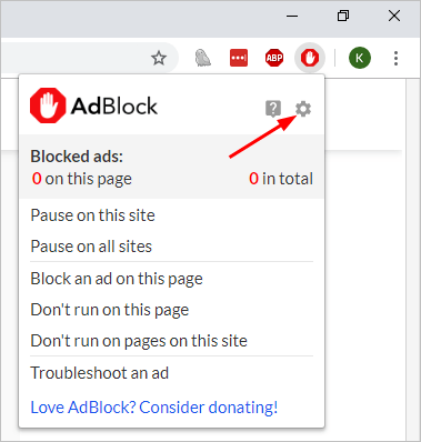 La extensión AdBlock no funciona en Twitch