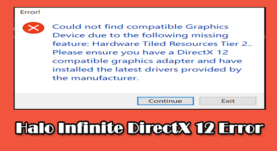 DirectX 12 error halo infinite